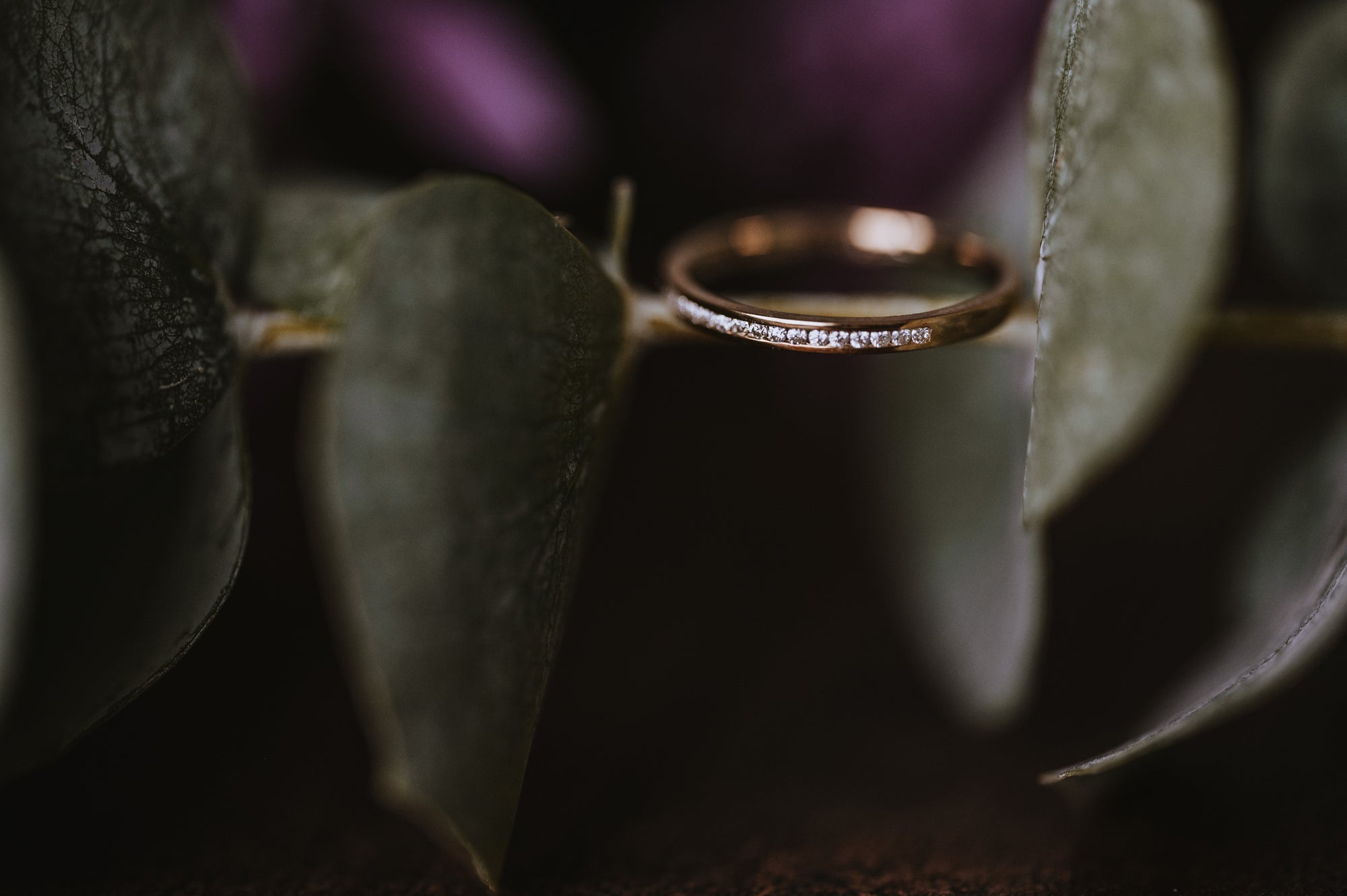Thin Moissanite Channel Band
