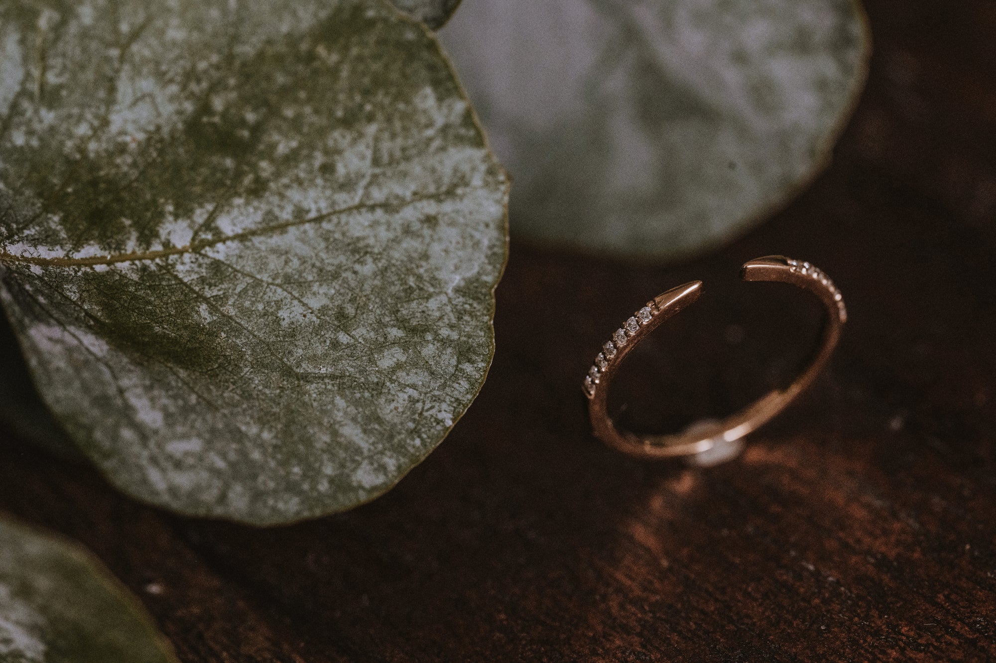 Thin Moissanite Claw Band