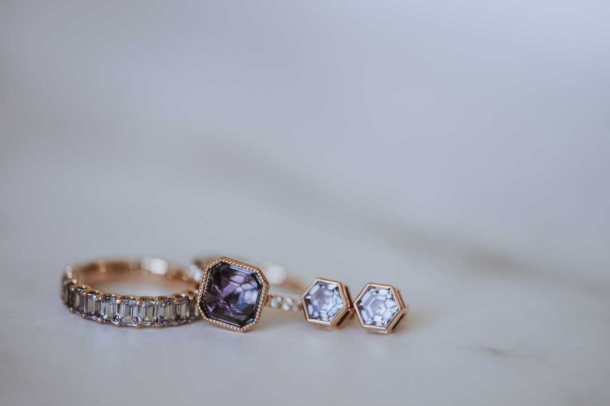 The Tibesti | Inverted Asscher Cut Alexandrite Ring