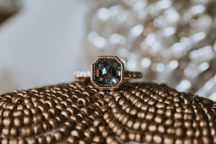 The Tibesti | Inverted Asscher Cut Moissanite Ring