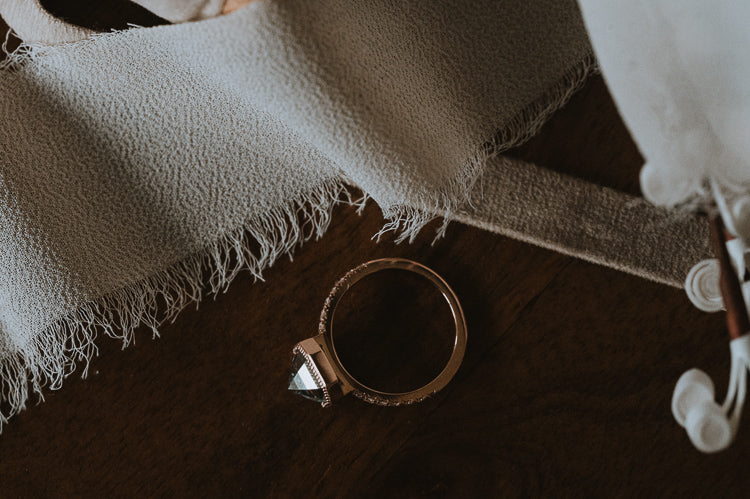 The Tibesti | Inverted Asscher Cut Moissanite Ring