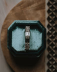The Helheim | 4.5 mm Half Baguette Moissanite Band