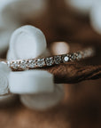 The Eternity Band | Clear Pave Moissanite