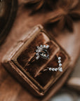 The Heilong | Moissanite Sunburst Stacking Band